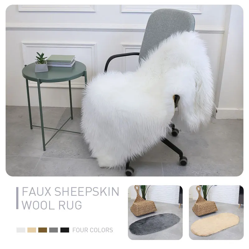 Пушистые ковры из шерсти 180X100 см, декоративный стул для столовой, домашний ковер, шерстяной ковер, разноцветный коврик для спальни, дивана, противоскользящий