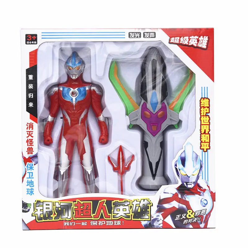 

Ultraman Ginga Light Music Universe Superman Model Action Figure Summoner Toy Deformation Morpher Christmas Gift for Children