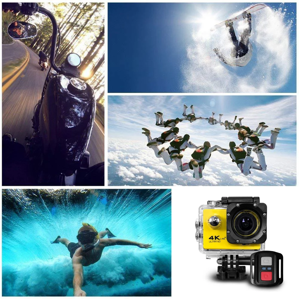 Экшн камера на шлем 16 МП 4K Wi Fi Ultra HD 1080P 2 0 дюйма F60/F60R|Экшн-камеры| |