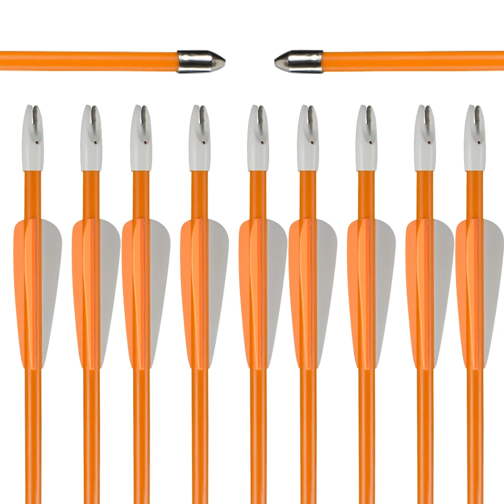 Toparchery fibra de vidro setas tiro com