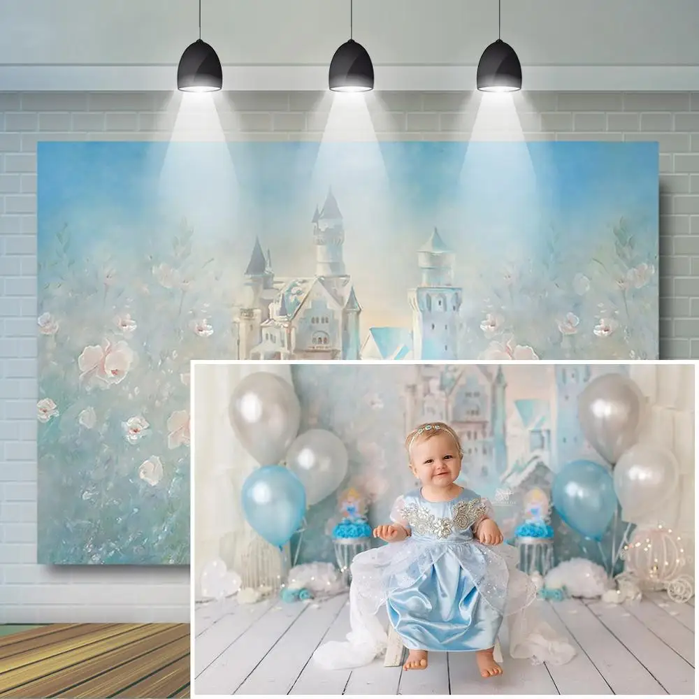 Large Light Blue Happy Birthday Banner - Cute Pink & Blue Decor For Kids Party, 1st Birthday - View #4