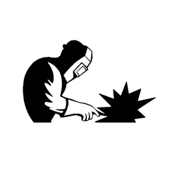 Welder Sticker Vinyl Welding Decal Motorcycle SUVs Bumper Car Window Laptop Car Styling Vinyl Decals