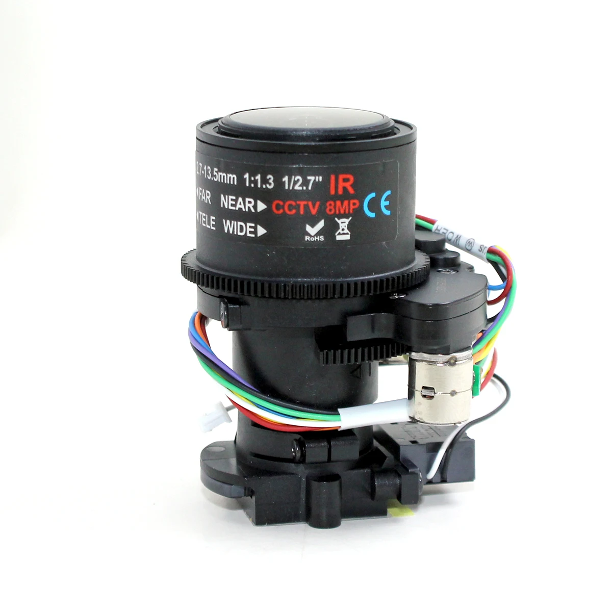 2MP/5MP/8MP 2.7-13.5mm Electric Varifocal CCTV LENS F1.3,1/2.7" Auto focus zoom + HD M14/D14 MOUNT IR CUT For HD IP/AHD Camera camera lens