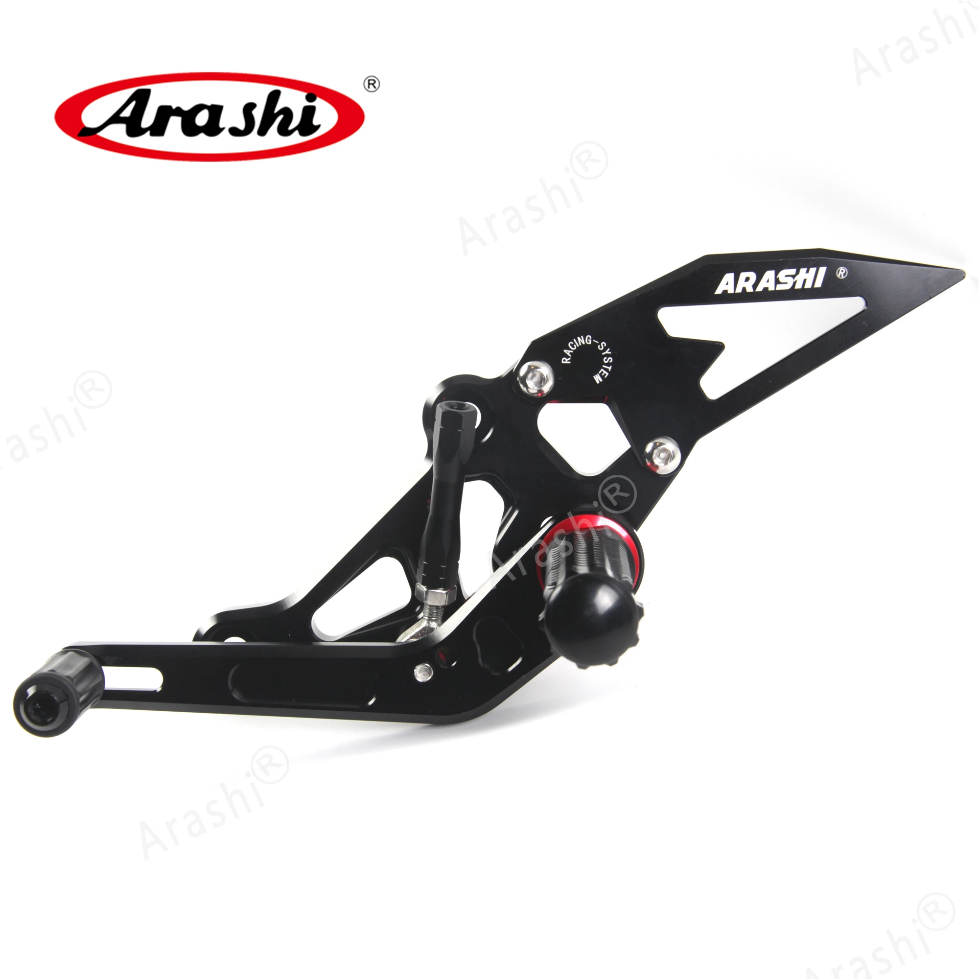 Arashi MT07 регулируемая подножка для ног для YAMAHA MT FZ 07 Rider задние наборы Rearset Подножка для ног алюминий