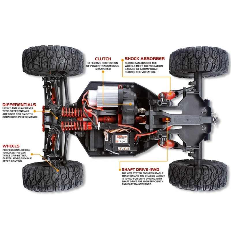 KW-C07 Радиоуправляемая машина 1/12 4WD 2,4 г 70 км/ч высокоскоростная Радиоуправляемая машина с дистанционным управлением игрушечная безщеточная гусеничная машина для пустыни