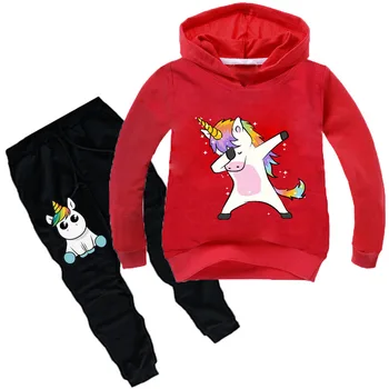 

Boys Unicorn Clothes Spring Autumn Children Clothing Sets Girls Two Pieces Sport Suits Kids Tracksuits Hoody Sweatershirt Pants