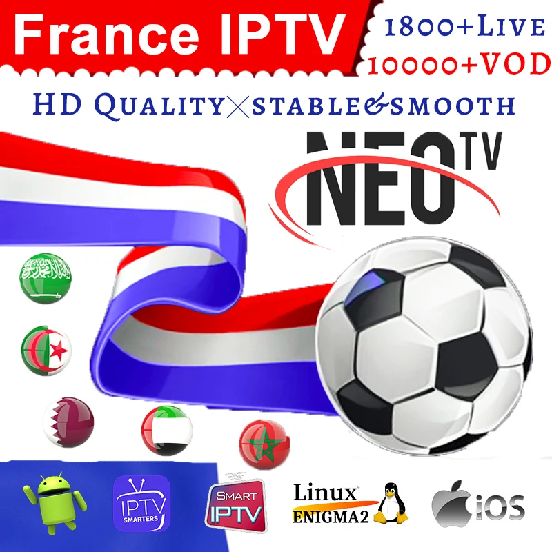 

Neotv Pro Iptv Subscripton Code France 12 Months Iptv M3U List For Iptv Smarters Belgium Dutch Morocco Qatar French Arabic Ip Tv