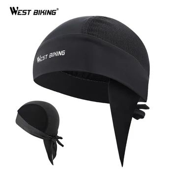 

WEST BIKING Men Head Scarf Quick Dry Cycling Breathable Bandana Running Pirate Cap Headwear Summer Headscarf Anti-UV Bike Caps