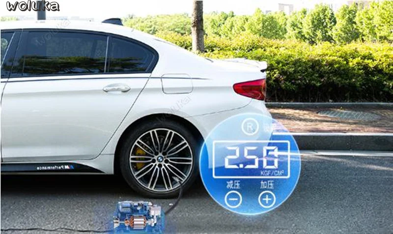 Автомобильный воздушный насос Электрический высокого давления Маленький насос для автомобильных покрышек автомобиль с воздушный насос портативный CD50 Q04