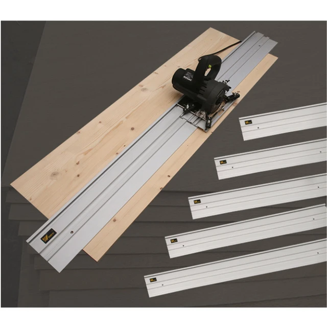 Circular Saw Guide Rail Set Double Track 1400mm with Adjustable