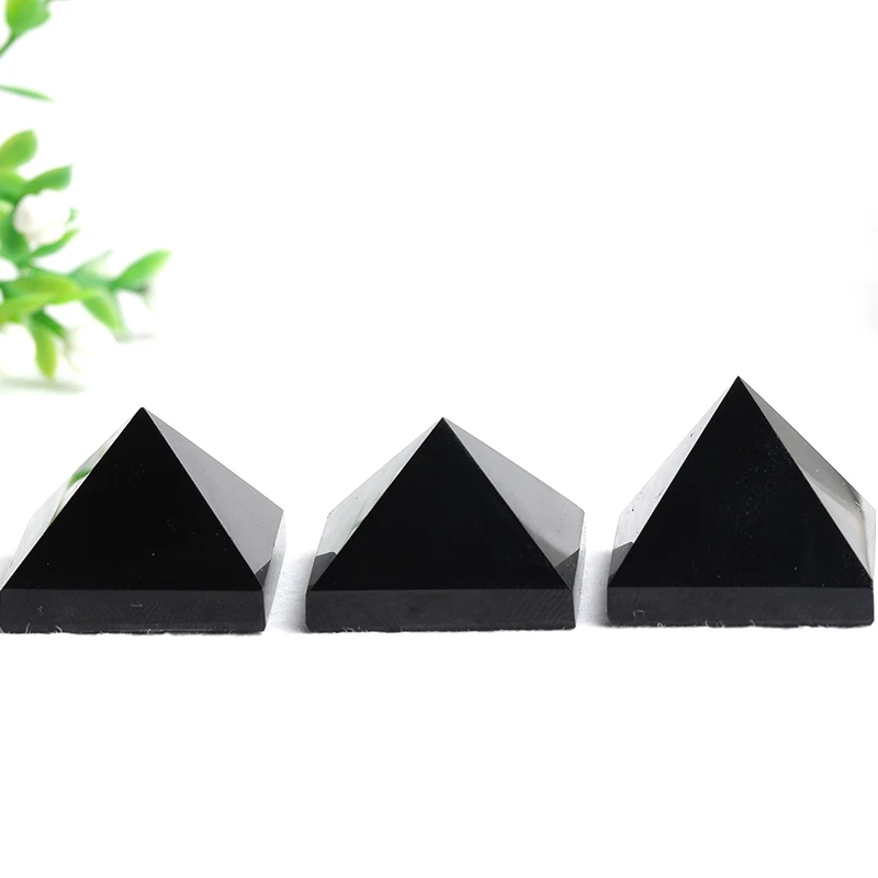 Healing Obsidian Natural Crystal Stone Energy Specimen Mineral Reiki Pyramid 