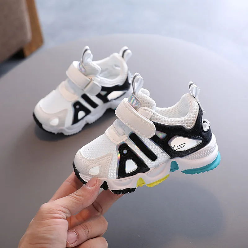 Summer Kids Shoes Cool Baby Boys Outdoor Sport Running Shoes Cut-out  Sandals Non-slip Breathable Sneakers SBB006 - AliExpress