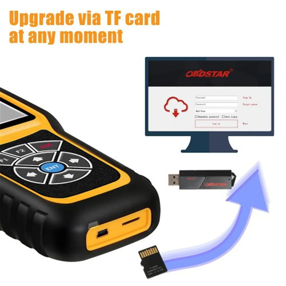 - OBDSTAR X300M X300 M OBDII Diagnose and Odometer Correction Tool Original Update Online