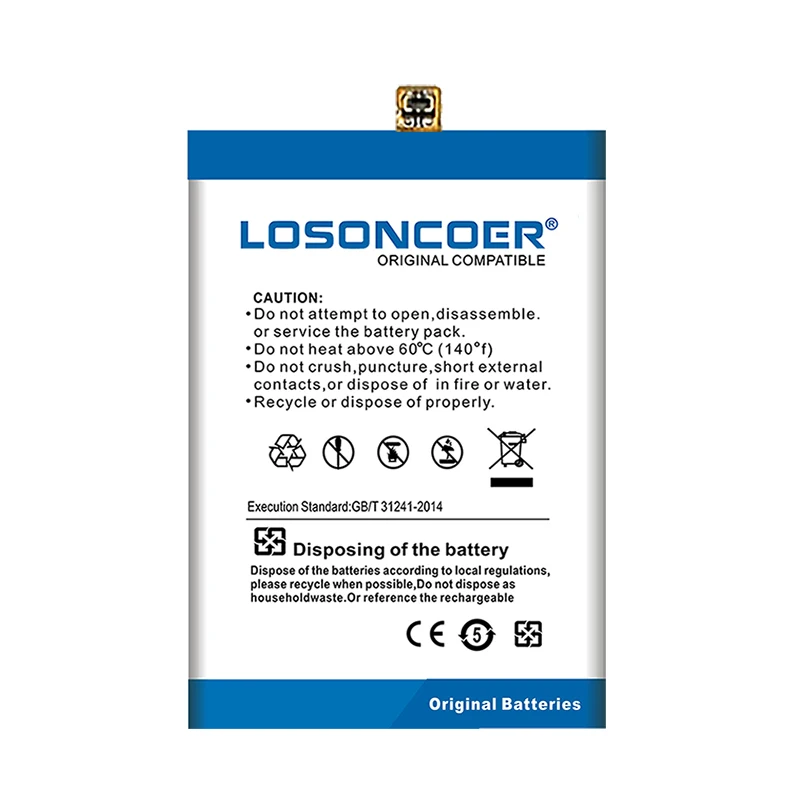 0 цикл LOSONCOER 3600 мАч 345876P батарея для Elephone S3 батареи Смартфона бесплатные инструменты подставка держатель наклейки