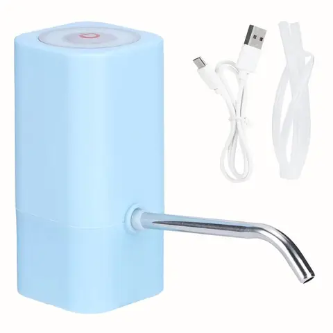 Water Pump USB Charging Automatic Water Bottle Pump Electric Water Dispenser for Home Office Camping Use Electric
