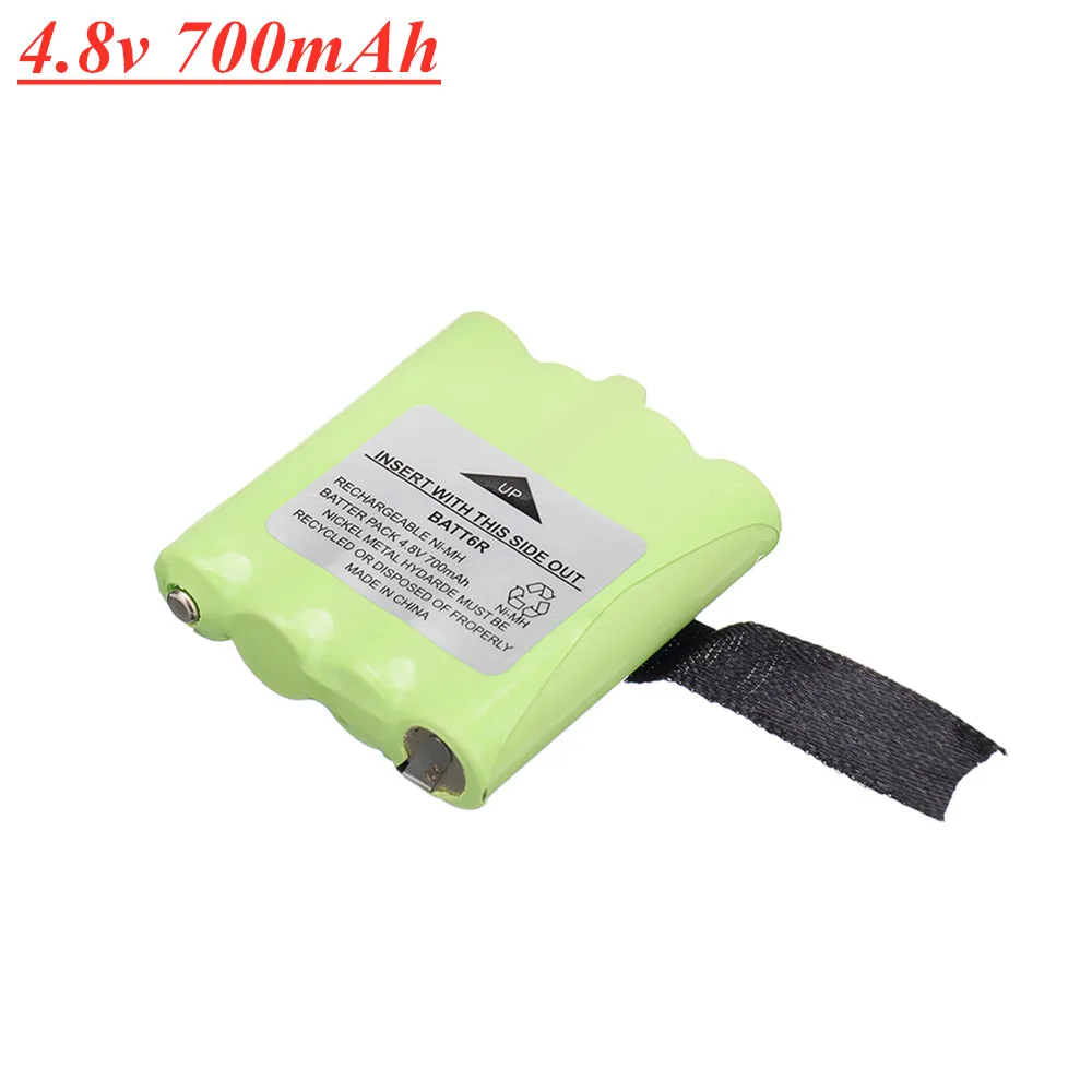 replacement for MIDLAND BATT6R Midland LXT-385 2-Way Radio Battery Rechargeable Battery Ni-MH 4.8V 700mAh 