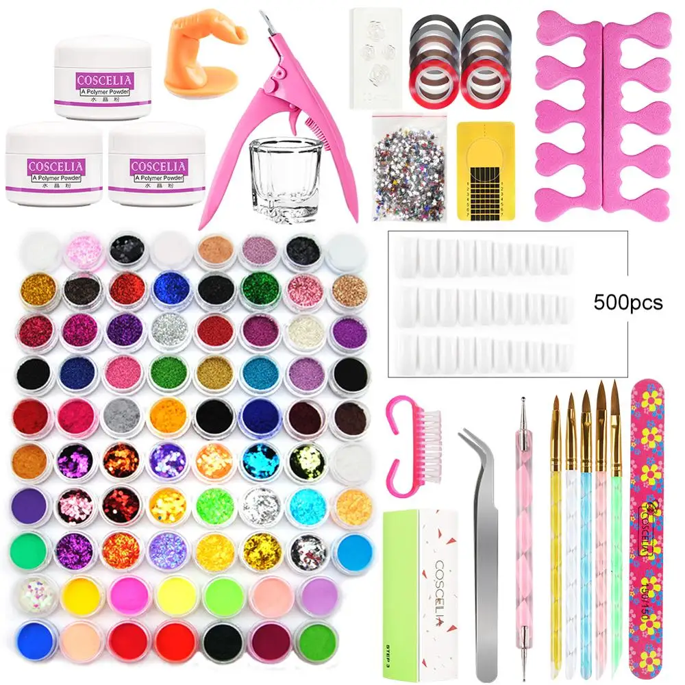 Акриловый порошок для ногтей 78 шт.|powder manicure|nail art kitart kit |