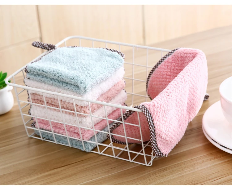 Wash Cloth Super Absorbent kitchen Cleaning Wiping Rag High-efficiency Dish Towel Brush Bowl Cloth Tableware kichen tools