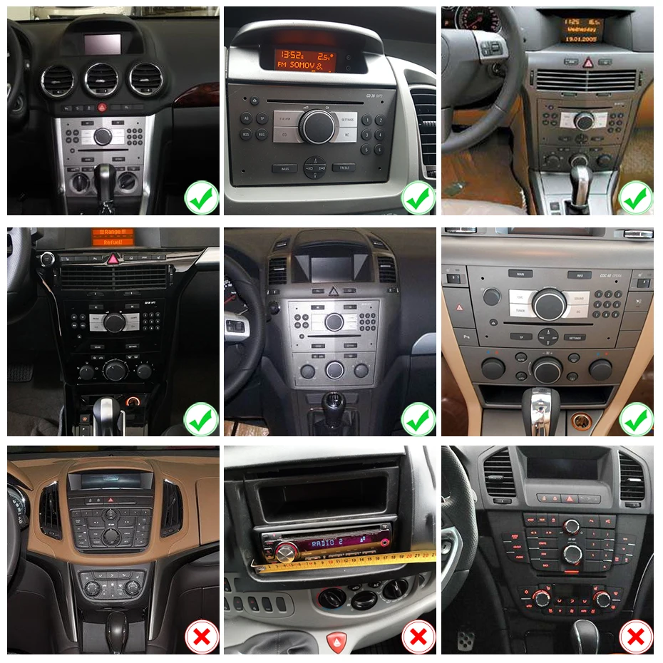 Excellent Android 9.0 4 core/8 core IPS screen DSP 2 DIN Car GPS For opel Vauxhall Astra H G J Vectra Antara Zafira Corsa DVD PLAYER 4