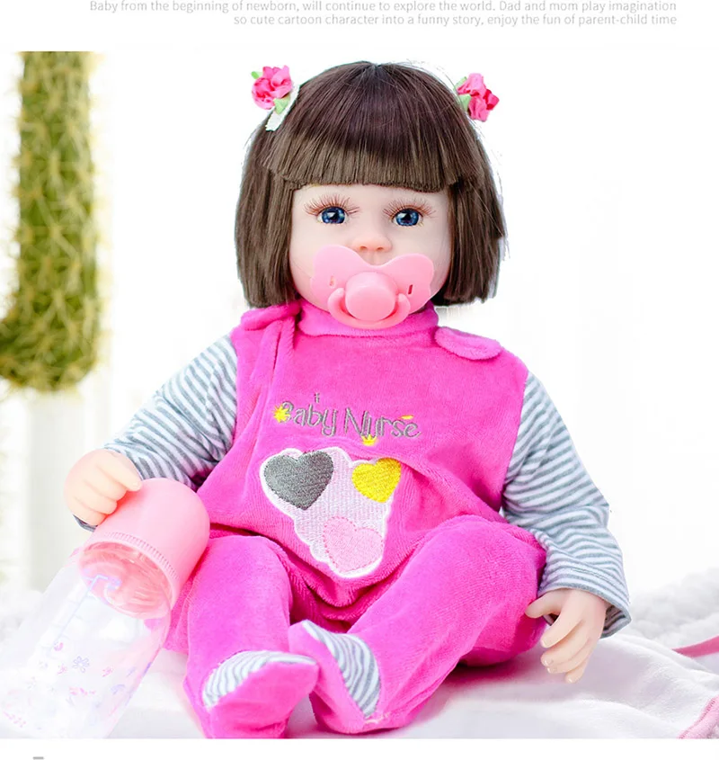Модная Кукла Reborn Baby 42 см очаровательные Куклы ручной работы реалистичные куклы для новорожденных Кукла Принцесса Bonecas игрушки для детей Новинка