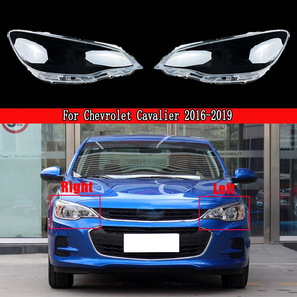 

Headlamp Lampshade Lampcover Head Lamp light Covers glass Lens Shell Caps For Chevrolet Cavalier 2016-2019