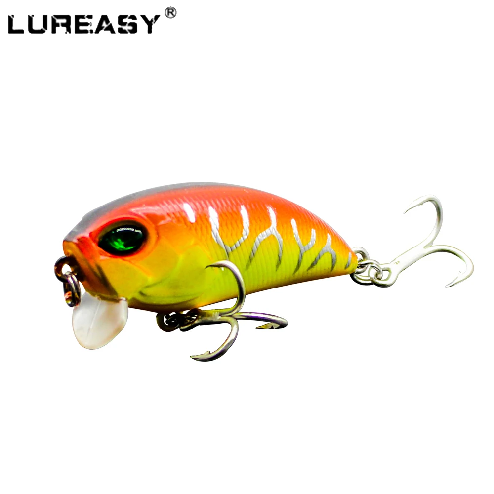

LUREASY 1Pcs Fishing Lure 4.8cm 8g wobbly Floating 2# Hooks Crankbait artificiais Hard Bait Fishing Tackle