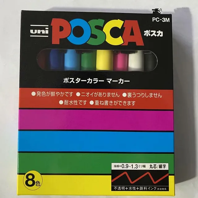 1Dcs Posca Mitsubishi Marker Méhkirálynő Méhk Király Fluoreszkáló Tollfajta Szerszám Méhész Eszköz Pc-3M - Image 2