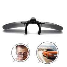 Поляризованные солнцезащитные очки с защитой от ультрафиолетового излучения, мужские очки для вождения автомобиля, очки для ночного видения, солнцезащитные очки с зажимом, аксессуары для интерьера