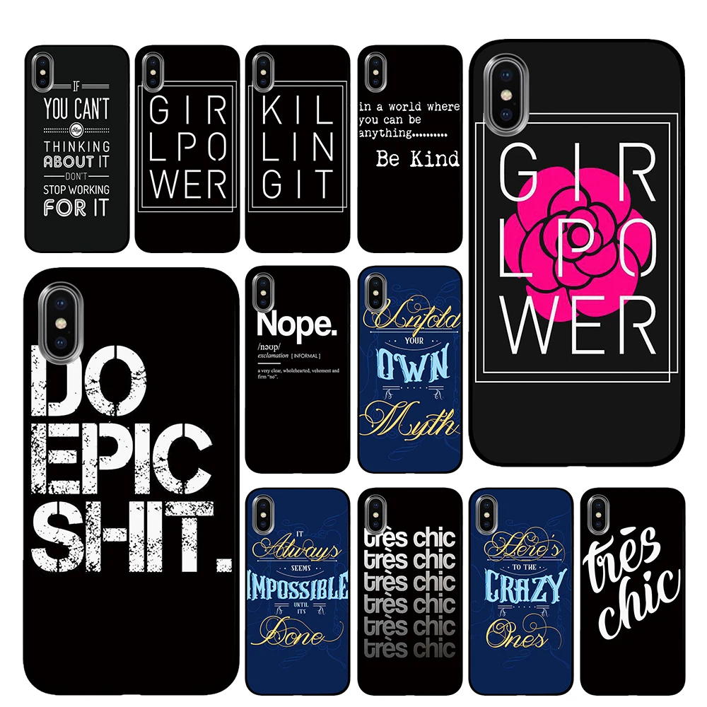 Do epic shit черный чехол ТПУ для iPhone 5 5S 6 6s 7 8 Plus X XS XR 11 Pro Max | Мобильные телефоны и