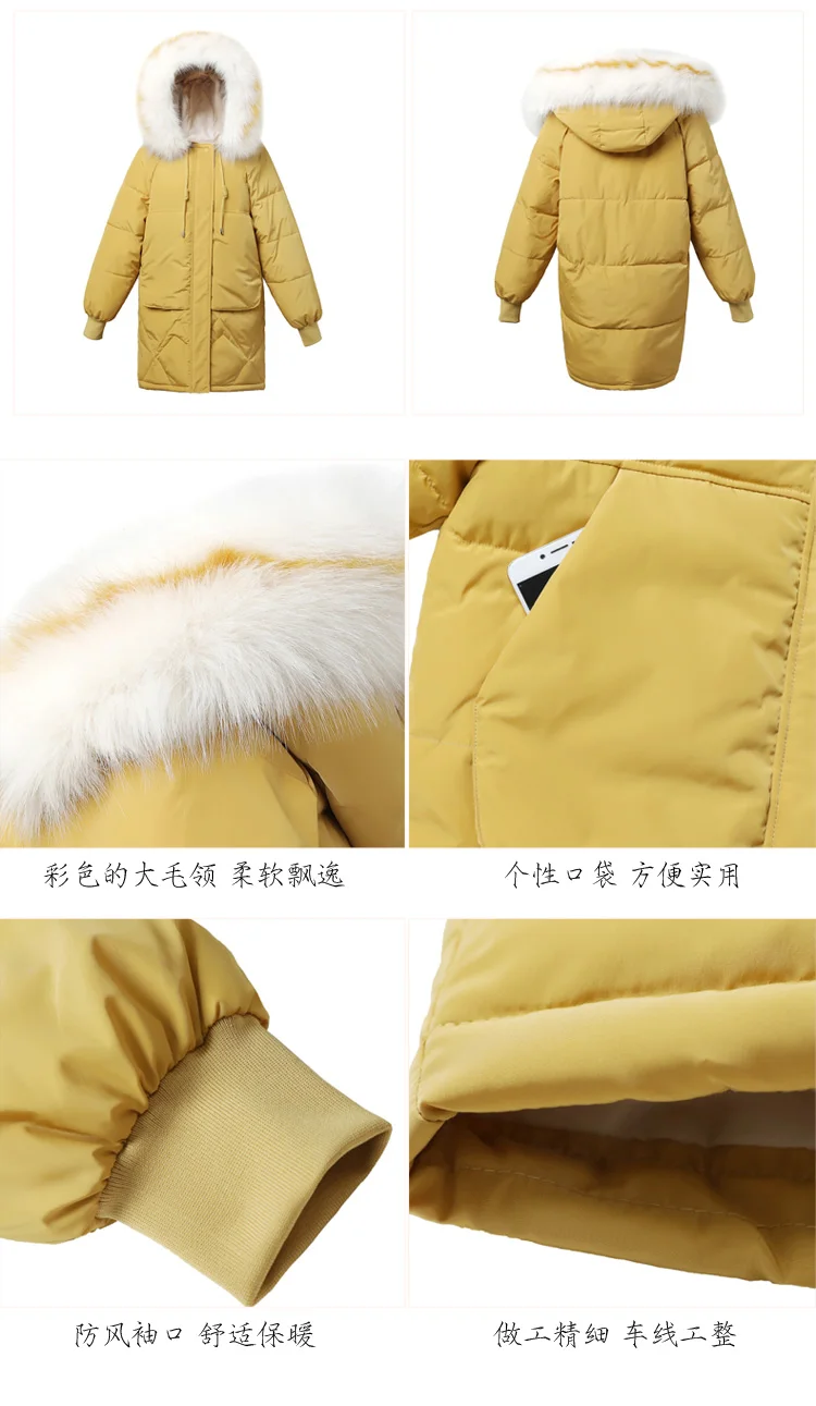Зимняя теплая куртка-пуховик Женская куртка с хлопковой подкладкой Женская Повседневная куртка из искусственного меха с капюшоном свободные реглан куртки с длинными рукавами верхняя одежда пальто