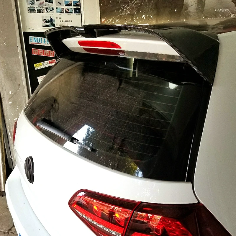 Высокое качество задний багажник спойлер для Volkswagen Golf 7 VII спойлер из углеродного волокна для MK7 GTI R