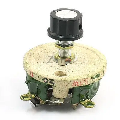 

50W 20 Ohm Ceramic Potentiometer Variable Taper Pot Resistor Rheostat