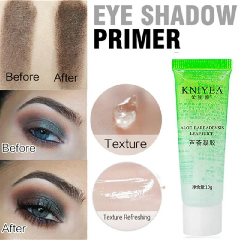 Professional Natural Primer Makeup Transparent Gel Aloe Pure Plants Base Primer Eyeshadow Primer Women Cosmetics tool TSLM1