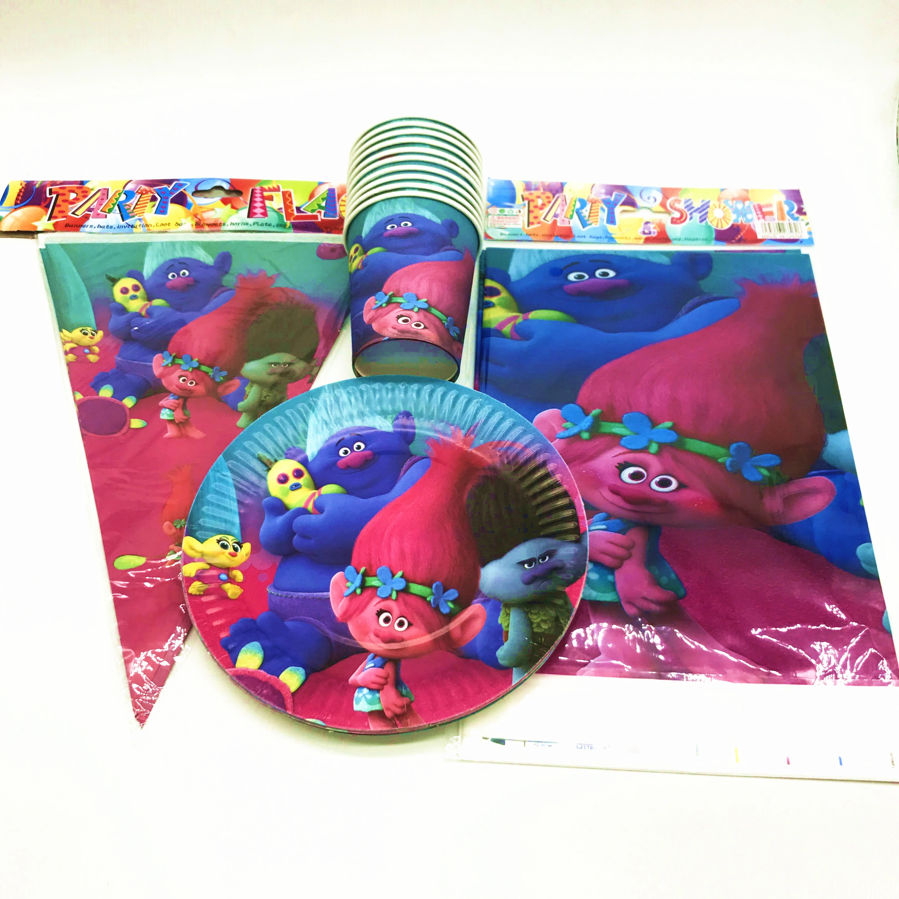 trolls baby shower theme