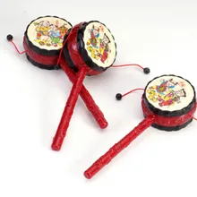 1 шт. Молот игрушки красный погремушка-наборы барабанов ребенок ударный Молот погремушка Дети голосовые игрушки для веселья Китай торговый игрушки