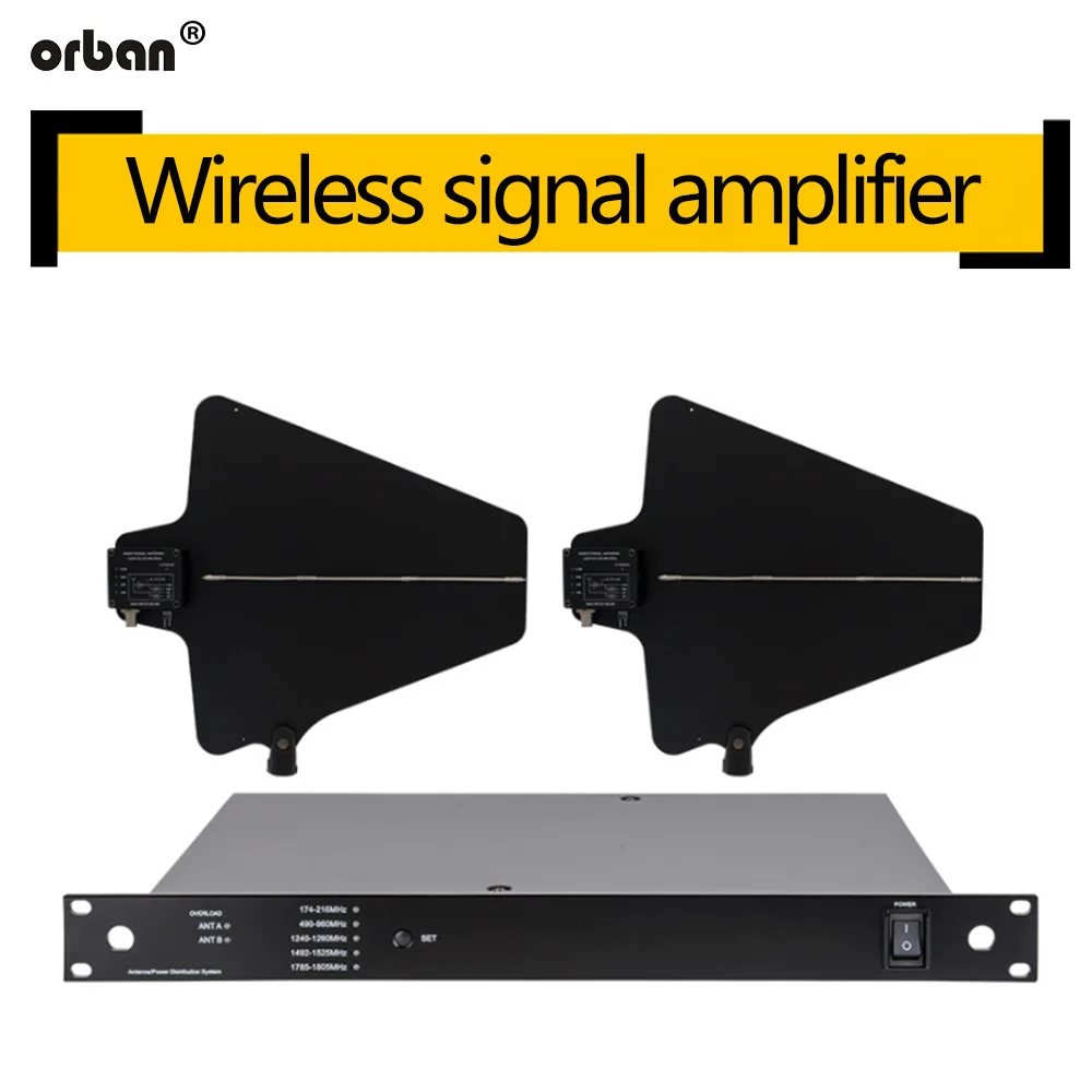 

BS-845 Wireless Microphone Directional Antenna Amplifier U Segment Wireless Microphone Signal Enhancer