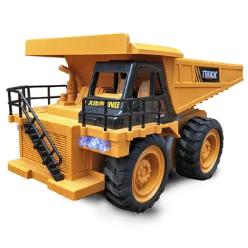 

Wireless Remote Control RC Dump Truck 2.4G 6 Channels Alloy Construction Engineering Vehicle MODE Gift Toys For Children
