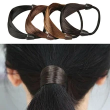 6 шт. женский оплетка парик эластичная лента для волос Веревка резинка для волос для хвоста зажим для волос аксессуары парикмахерские инструменты