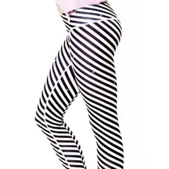 

Europe and the United States explosions digital printing tight stretch running fitness dance pants