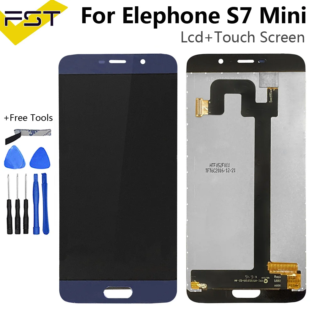 5 2 &quotсиний для Elephone S7 mini ЖК-дисплей + кодирующий преобразователь сенсорного