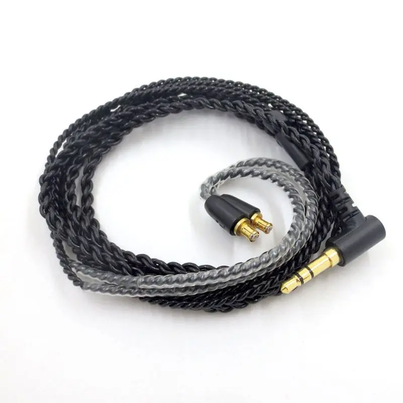 A2DC Connector Copper Cable Cord for ATH LS50 E40 E70 CKR100 CKS1100 Headphones