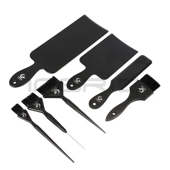 

7pcs/set Hair Dying Board Brushes Plastic Stirring Pro Salon Barber Hairdressing Set Salon Easy-cleaning Dying Tools