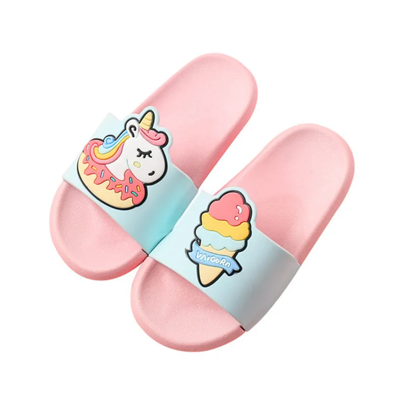 kids animal flip flops