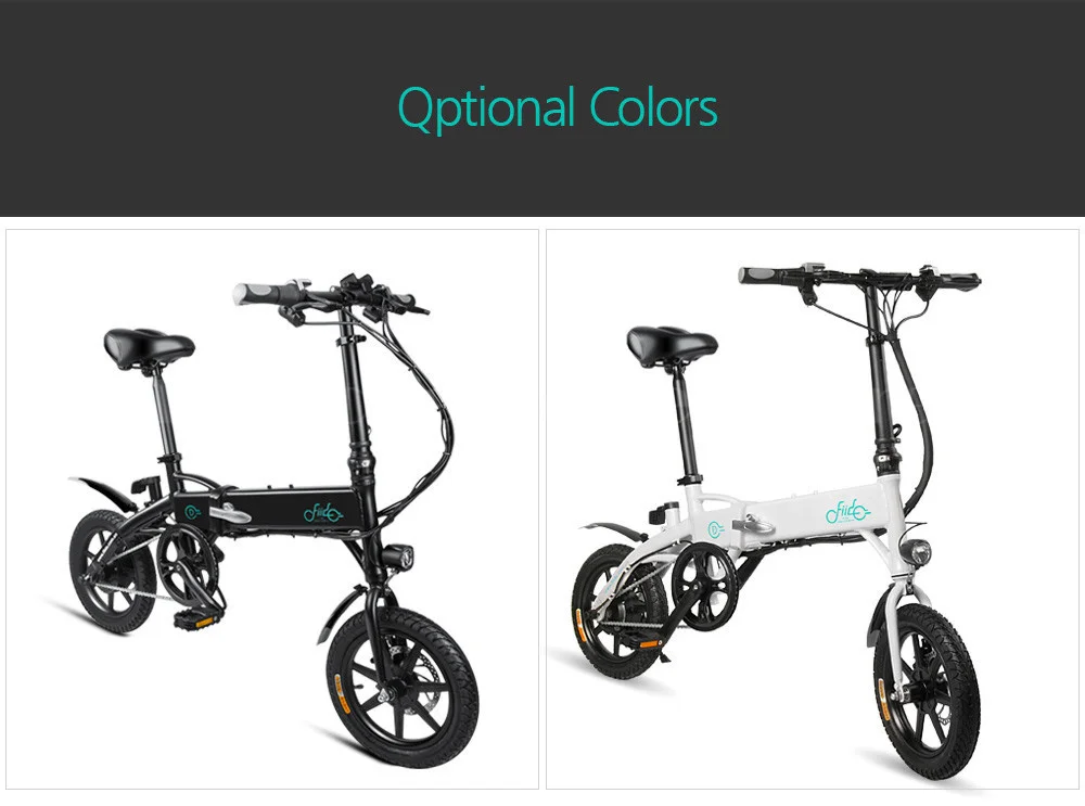 Fiido D1 Foldable Electric Scooter 2 Wheel Electric Bicycle 24V 250W Dual Brake System Portable Mini Folding Electric Bikes  (1)