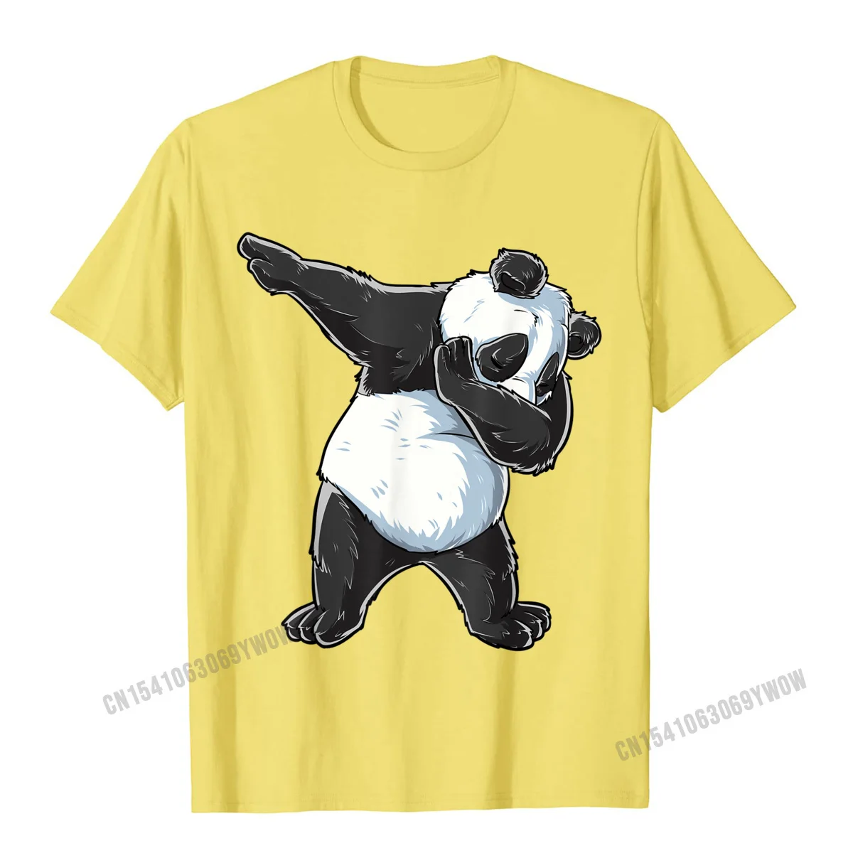 Gift Normal Tees for Men 2021 Hot Sale ostern Day Crewneck 100% Cotton Short Sleeve T-shirts Funny Clothing Shirt Dabbing Panda Bear Funny Girls Kids Boys Gifts Dab Dance T-Shirt__877 yellow