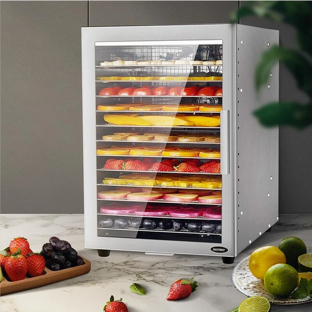 Food Dehydrator Commercial Machine  Commercial Fruit Dryer Machine - 16  Layers Fruit - Aliexpress