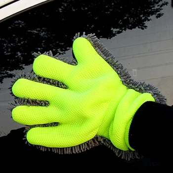 

Car Cleaning Gloves Soft Car Washing Gloves Cleaning Brush for Car Motorbike Washing Drying Towels