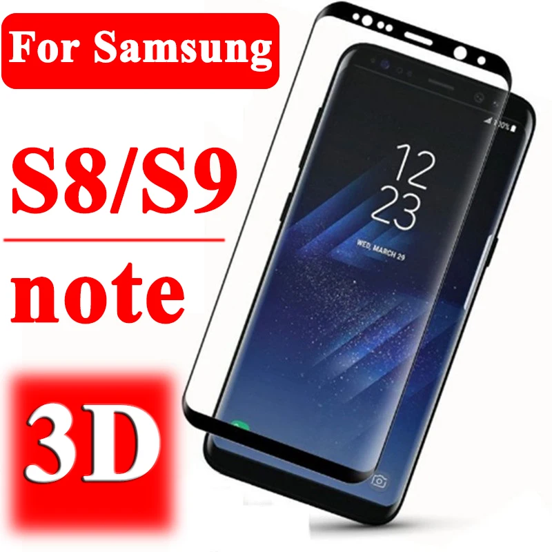 3D закаленное стекло для samsung s8 galaxy s9 plus защита экрана s 8 9 экранный протектор tremp