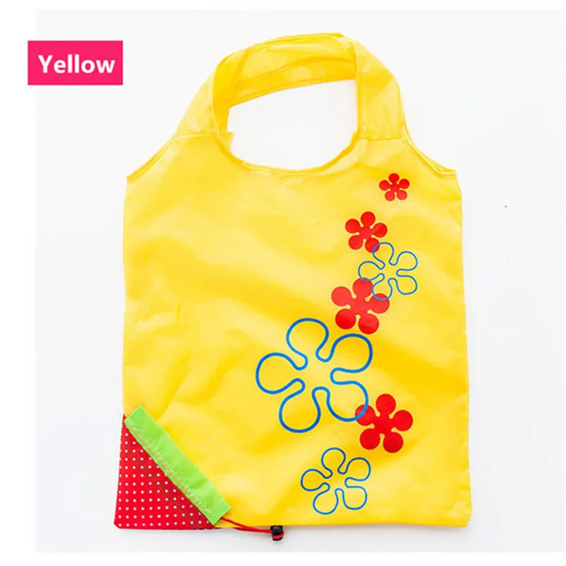 Vogvigo полиэстер хозяйственная сумка для хранения Сумочка клубника складные сумки многоразового использования для покупок Складная продуктовая нейлоновая эко-сумка - Цвет: 2