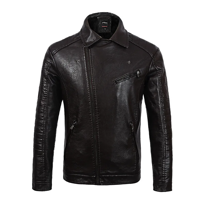 

Garment Which Buttons Down The Front Or On The Right Locomotive Serve Loose Coat Man Will Code Increase Down Leather Jacket